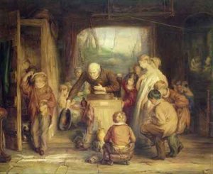 At the corner of a London street