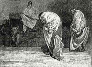 Cloister Ruins in Winter