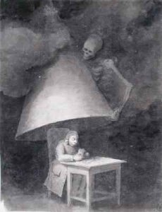 A profile Portrait of a young Boy