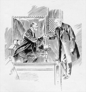 A Rehearsal of the Wild West Show at Olympia