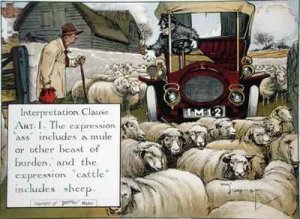 Interpretation Clause Art 1 The expression ass includes a mule or other beast of burden and the expression cattle includes sheep